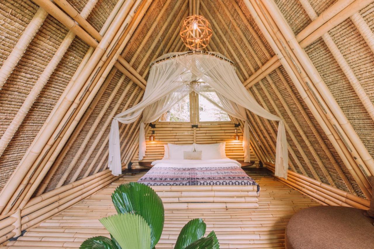 Hideout Eco Bamboo House Bali Villa Selat Екстериор снимка