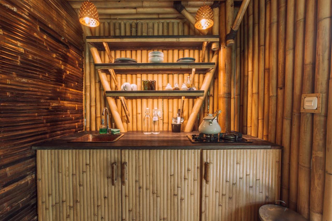 Hideout Eco Bamboo House Bali Villa Selat Екстериор снимка