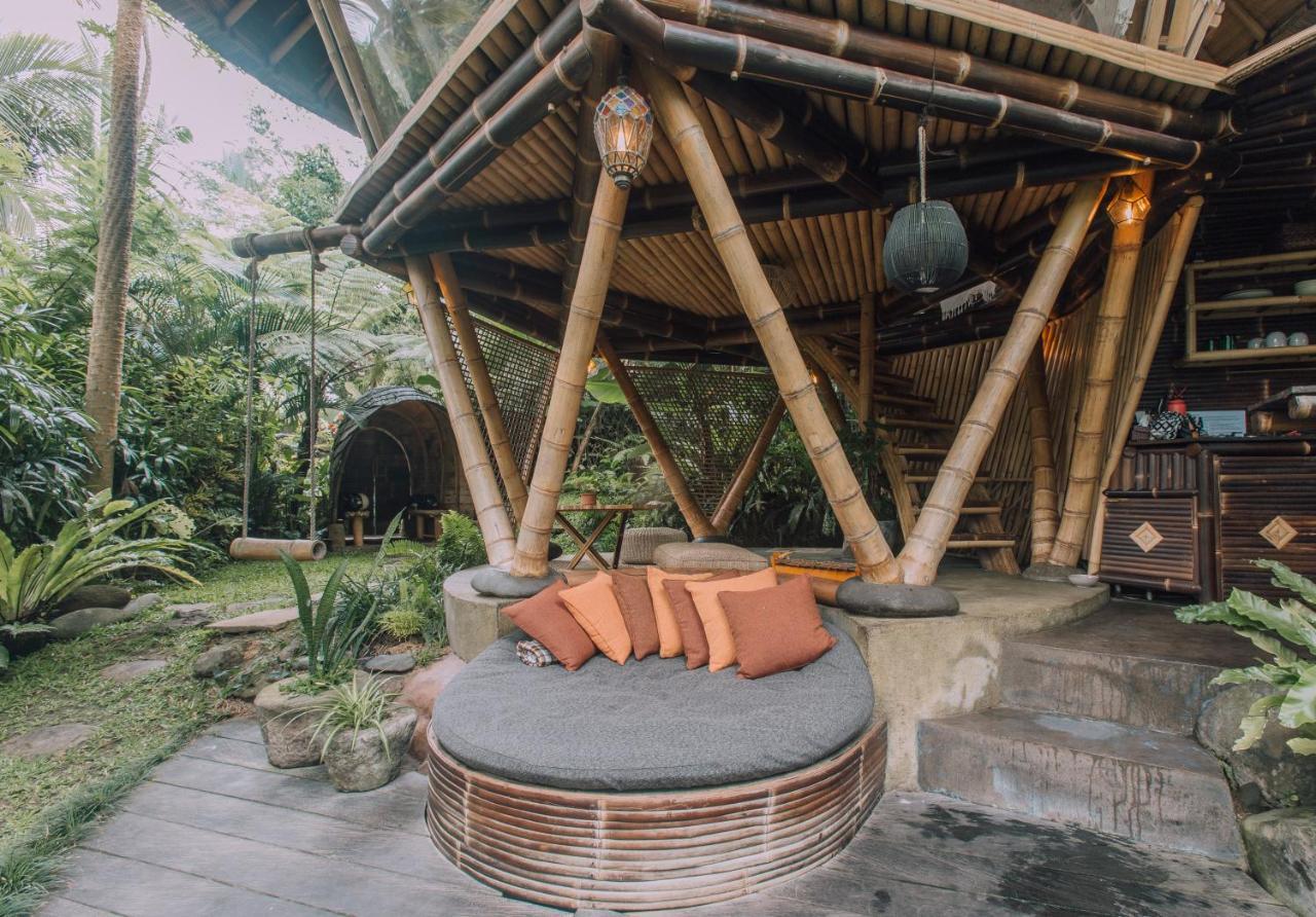Hideout Eco Bamboo House Bali Villa Selat Екстериор снимка