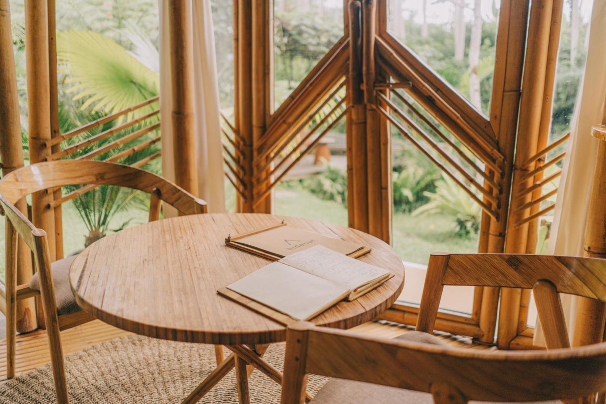 Hideout Eco Bamboo House Bali Villa Selat Екстериор снимка