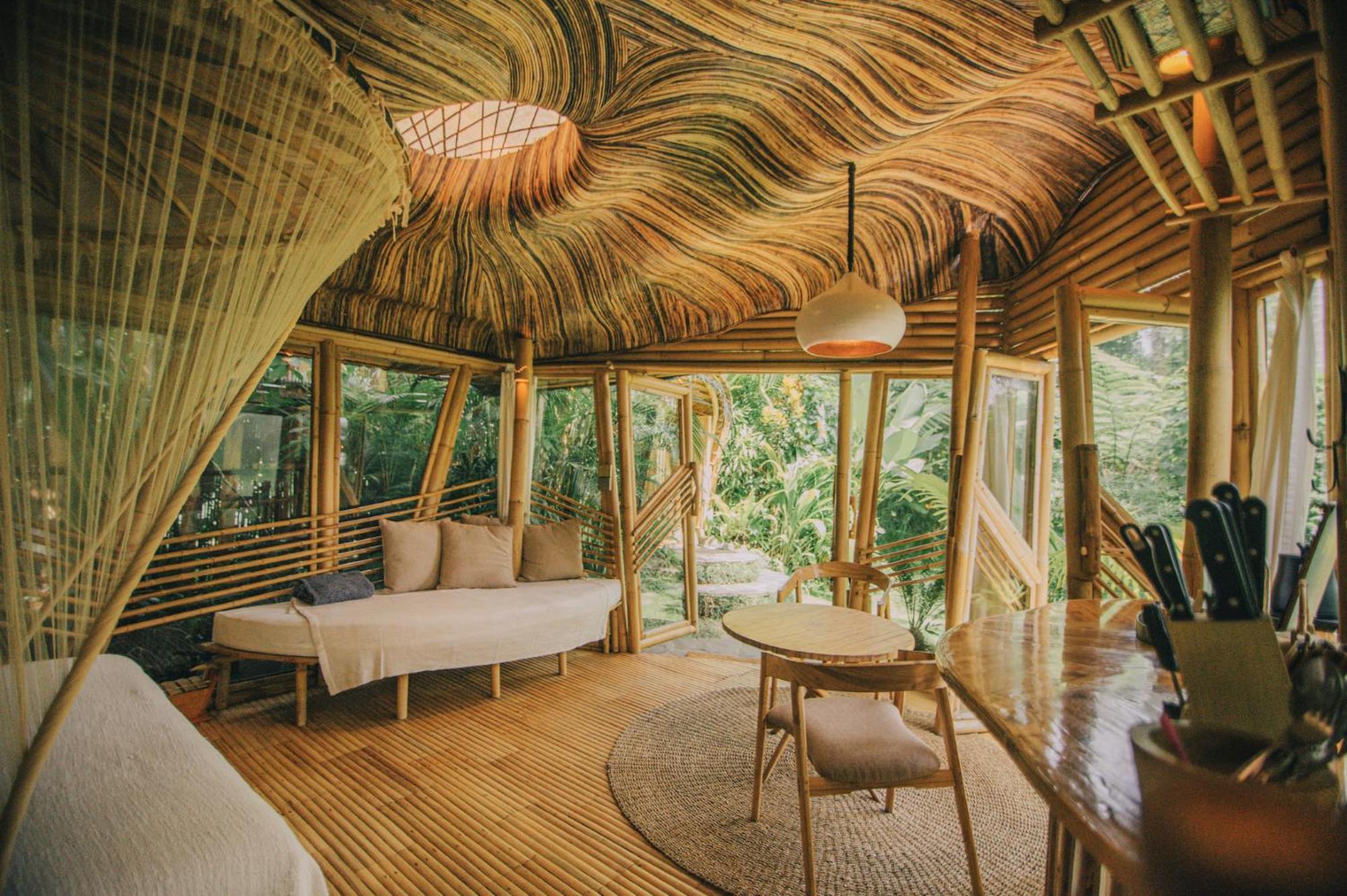 Hideout Eco Bamboo House Bali Villa Selat Екстериор снимка