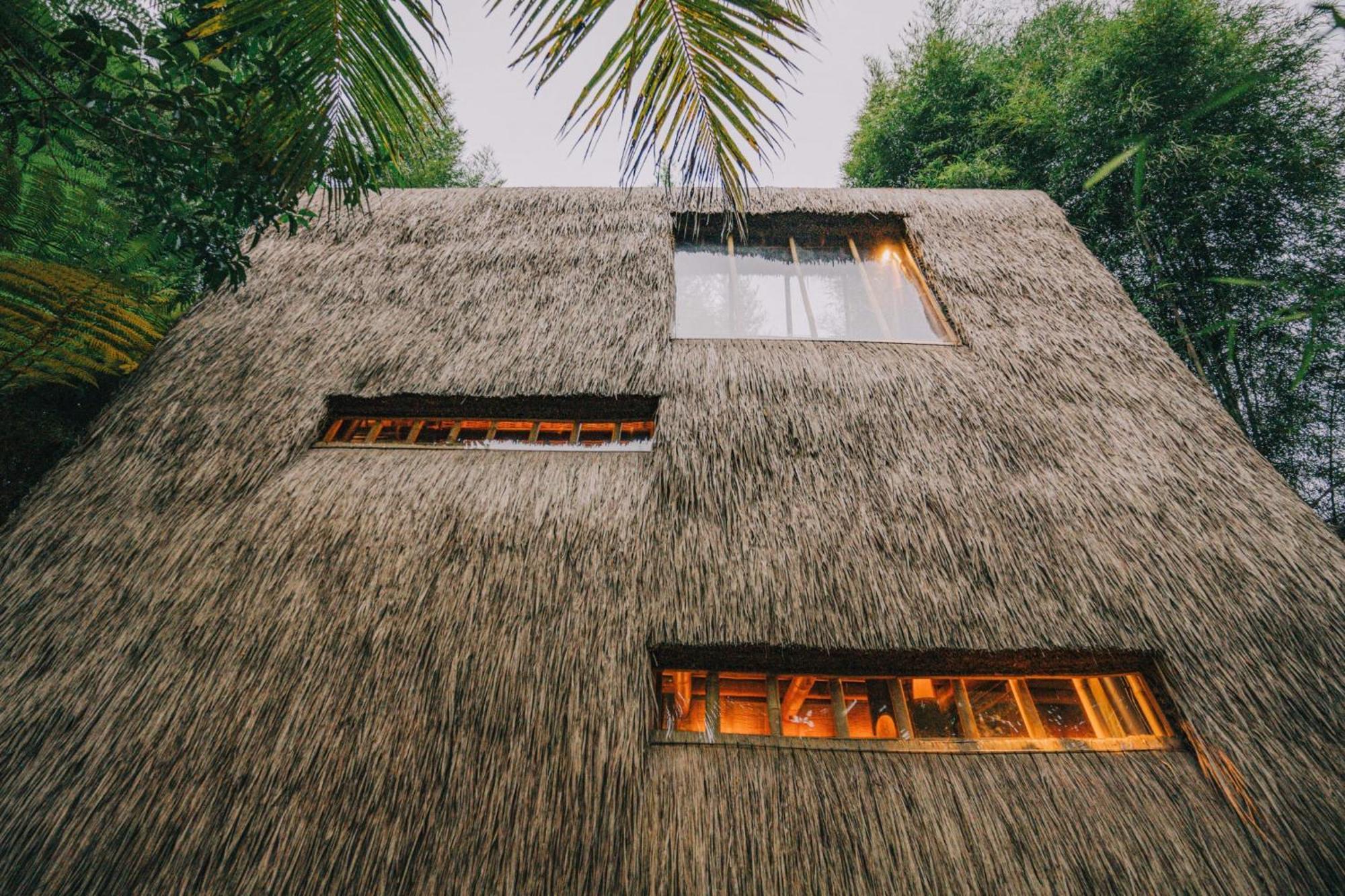 Hideout Eco Bamboo House Bali Villa Selat Екстериор снимка