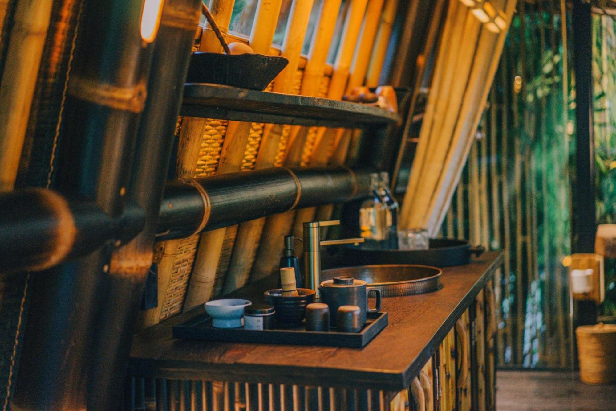Hideout Eco Bamboo House Bali Villa Selat Екстериор снимка