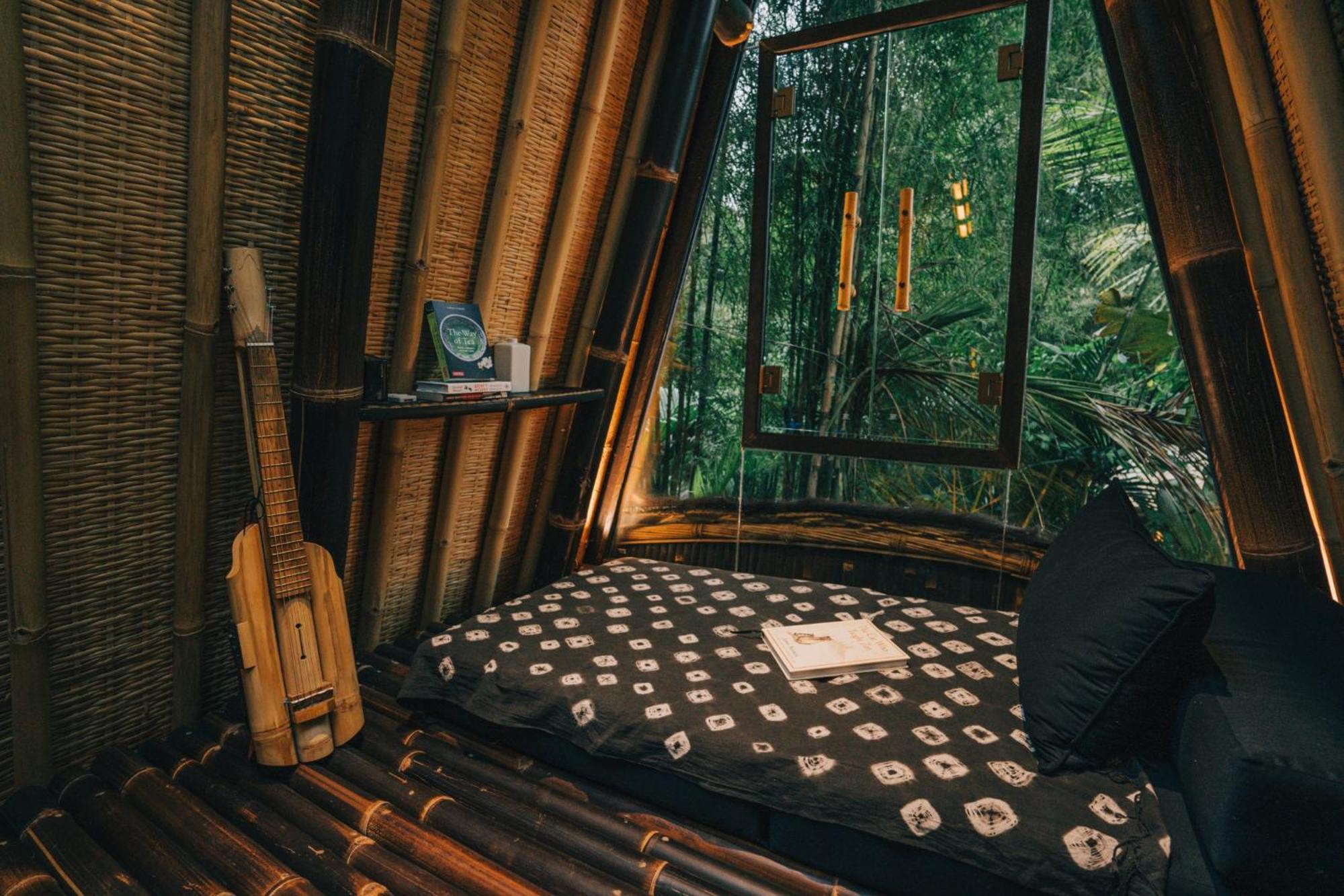 Hideout Eco Bamboo House Bali Villa Selat Екстериор снимка