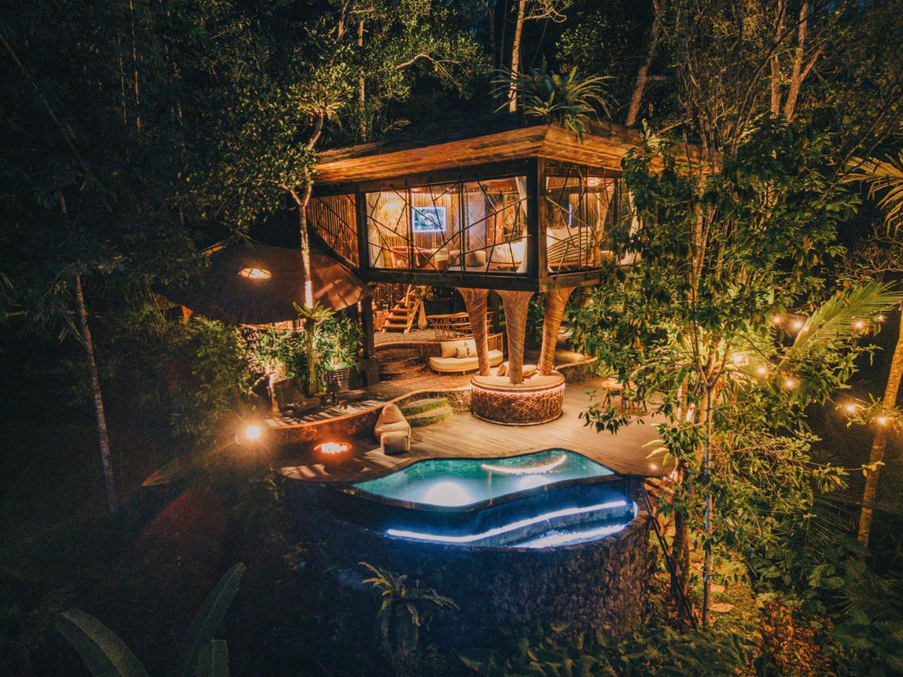 Hideout Eco Bamboo House Bali Villa Selat Екстериор снимка
