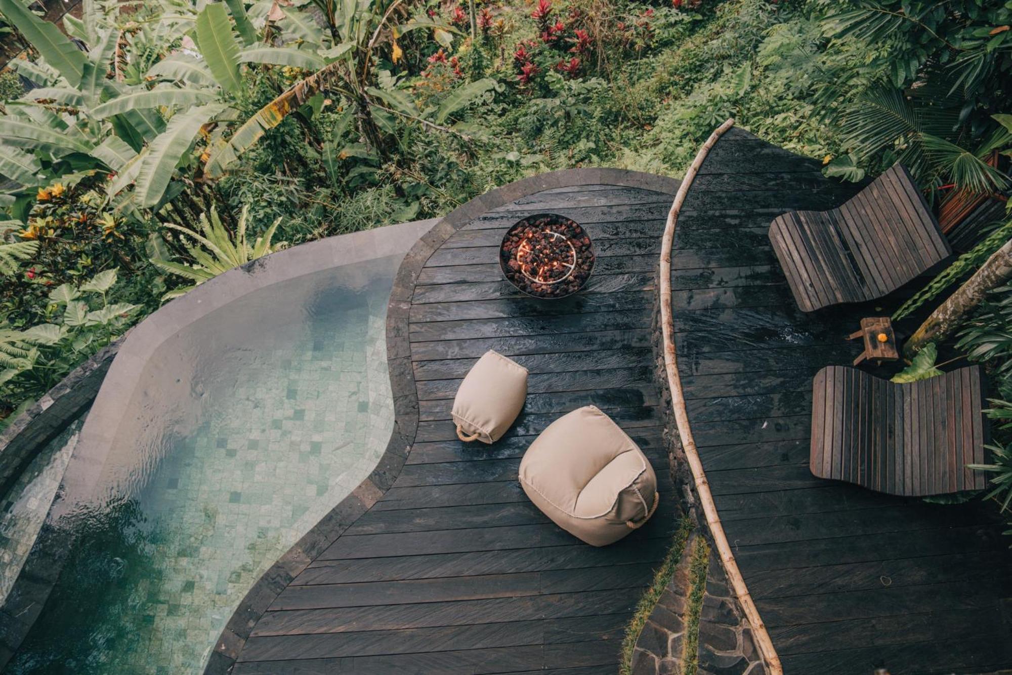 Hideout Eco Bamboo House Bali Villa Selat Стая снимка