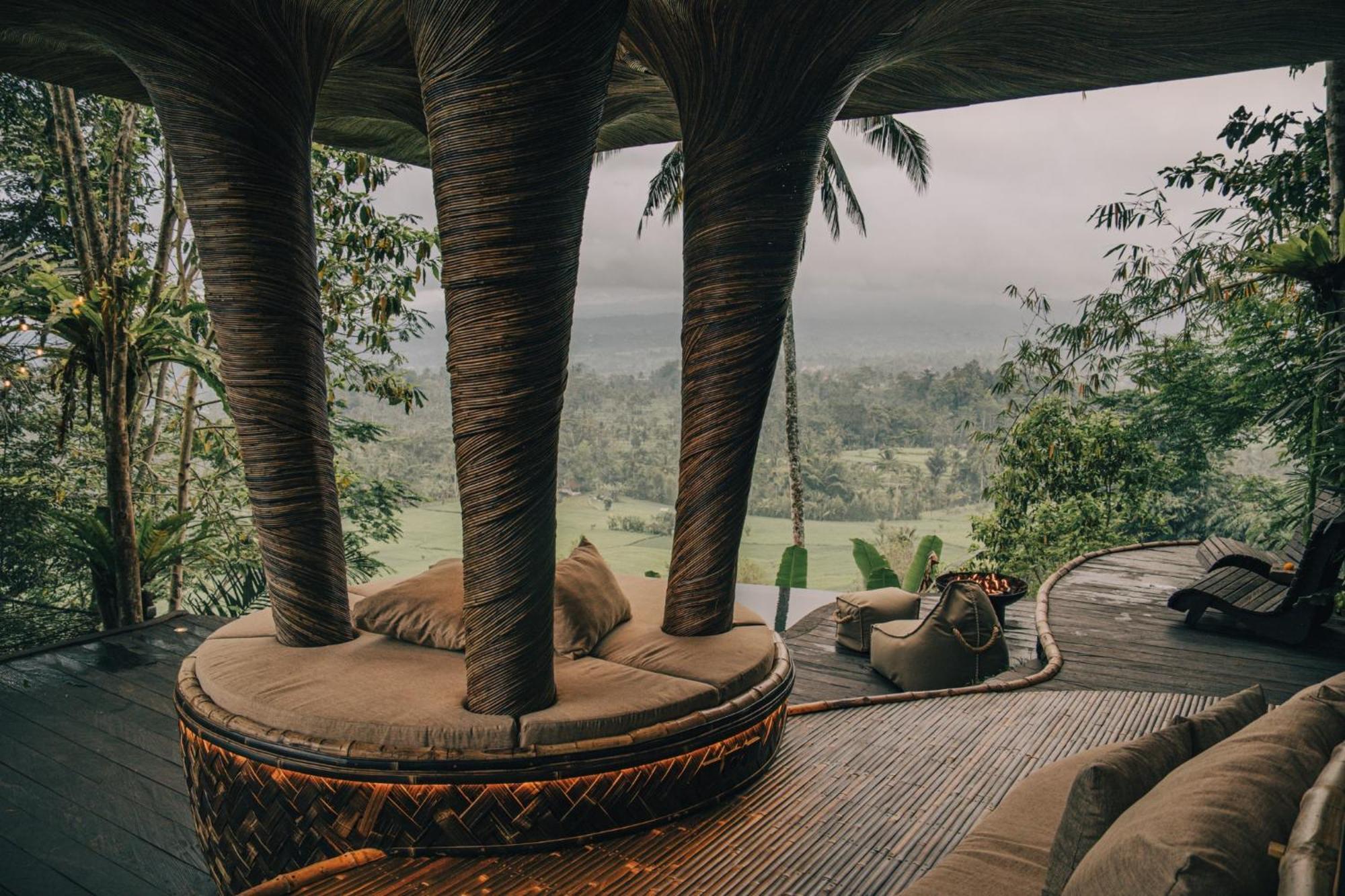 Hideout Eco Bamboo House Bali Villa Selat Екстериор снимка