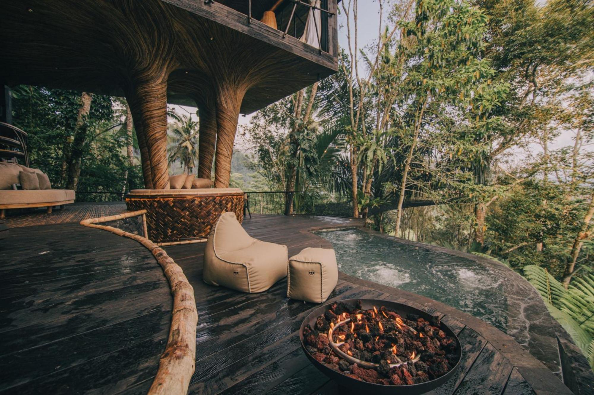 Hideout Eco Bamboo House Bali Villa Selat Стая снимка