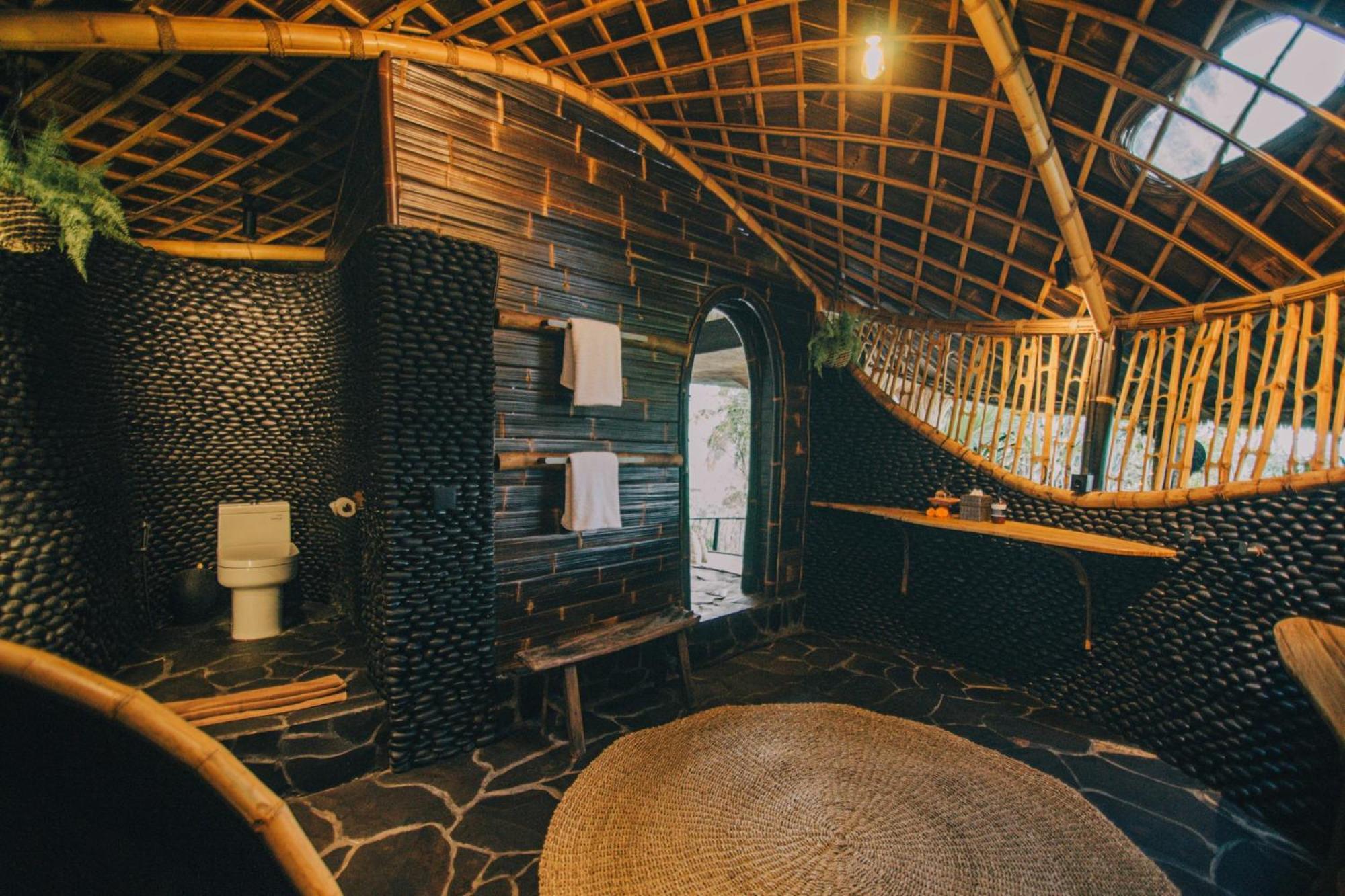 Hideout Eco Bamboo House Bali Villa Selat Екстериор снимка