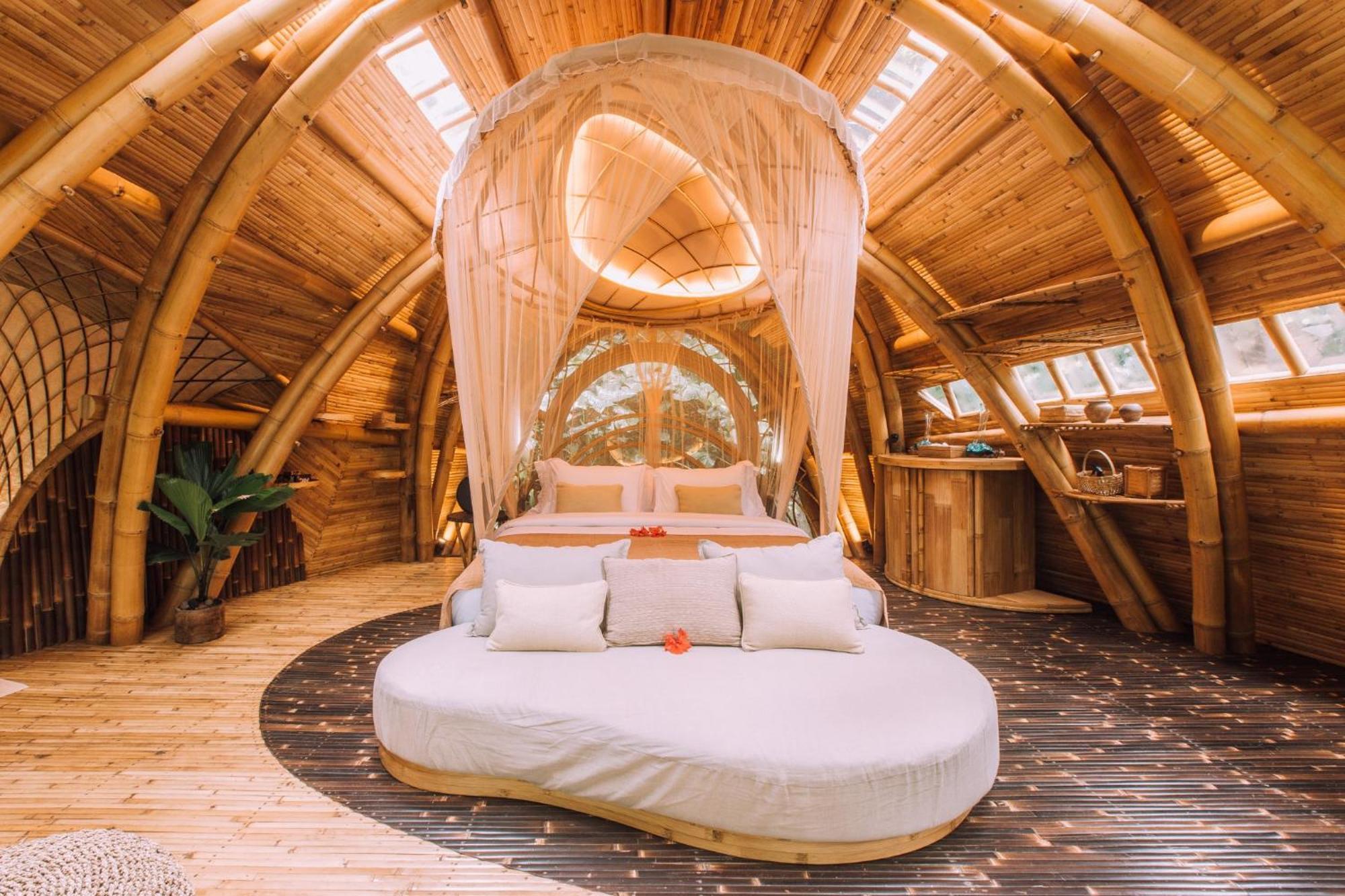 Hideout Eco Bamboo House Bali Villa Selat Екстериор снимка
