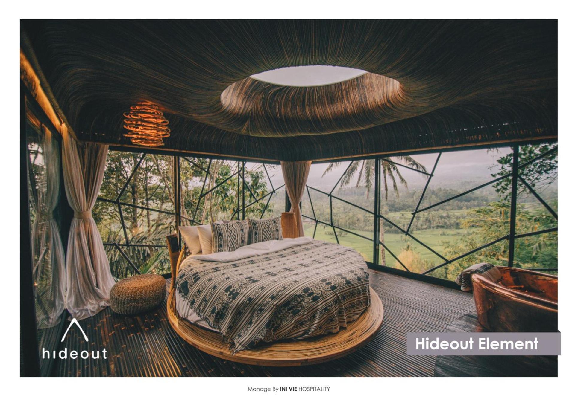 Hideout Eco Bamboo House Bali Villa Selat Стая снимка