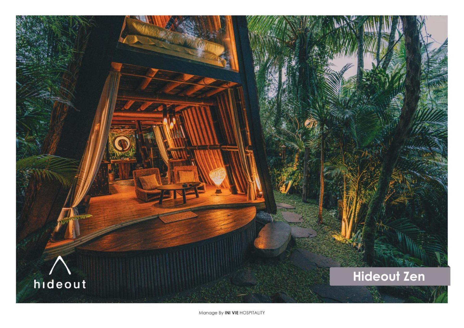 Hideout Eco Bamboo House Bali Villa Selat Стая снимка